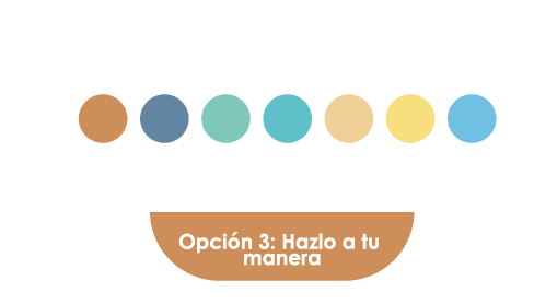 Opción 3: Hazlo a tu manera